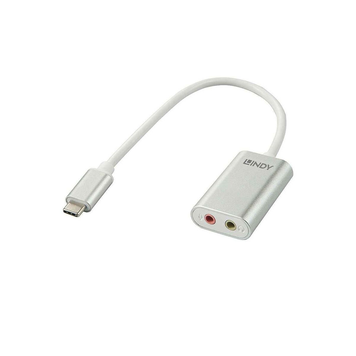 Adapter USB-C na Jack 3.5 mm LINDY 42711